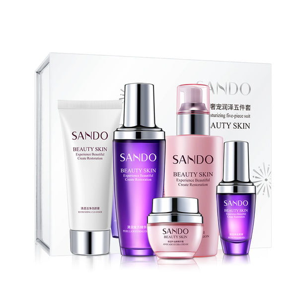 Magic Skin care 3：SANDO Moisturizing skin five-piece set